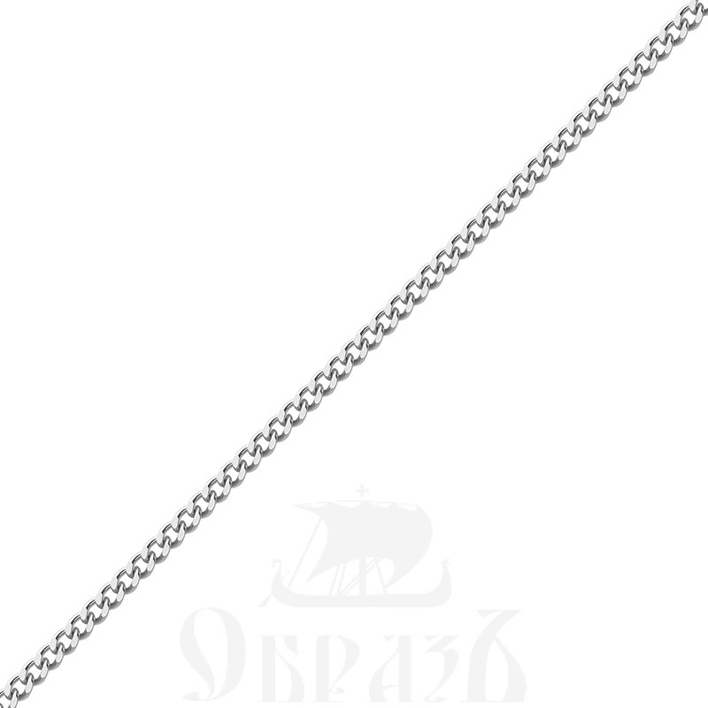цепь плетение "панцирное" с алмазной огранкой серебро 925 пробы (арт. 9007080)